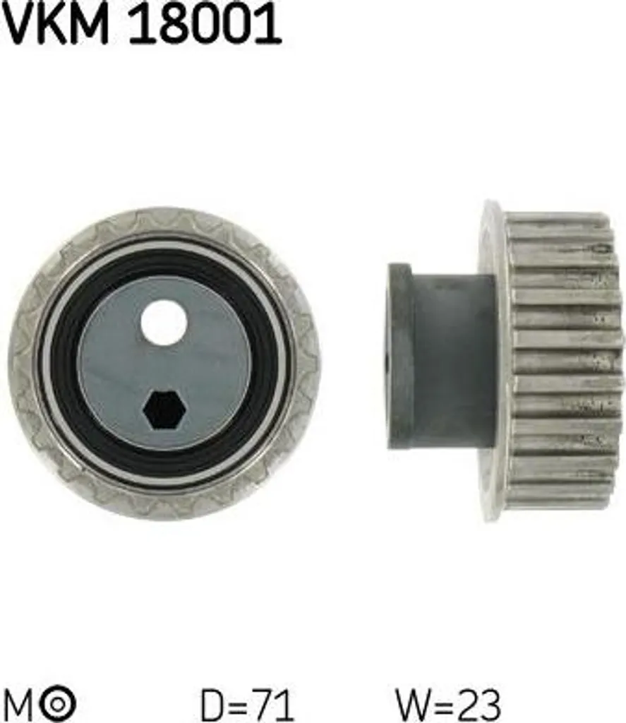 Galet tendeur de distribution SKF VKM 18001 compatible BMW E36 OE