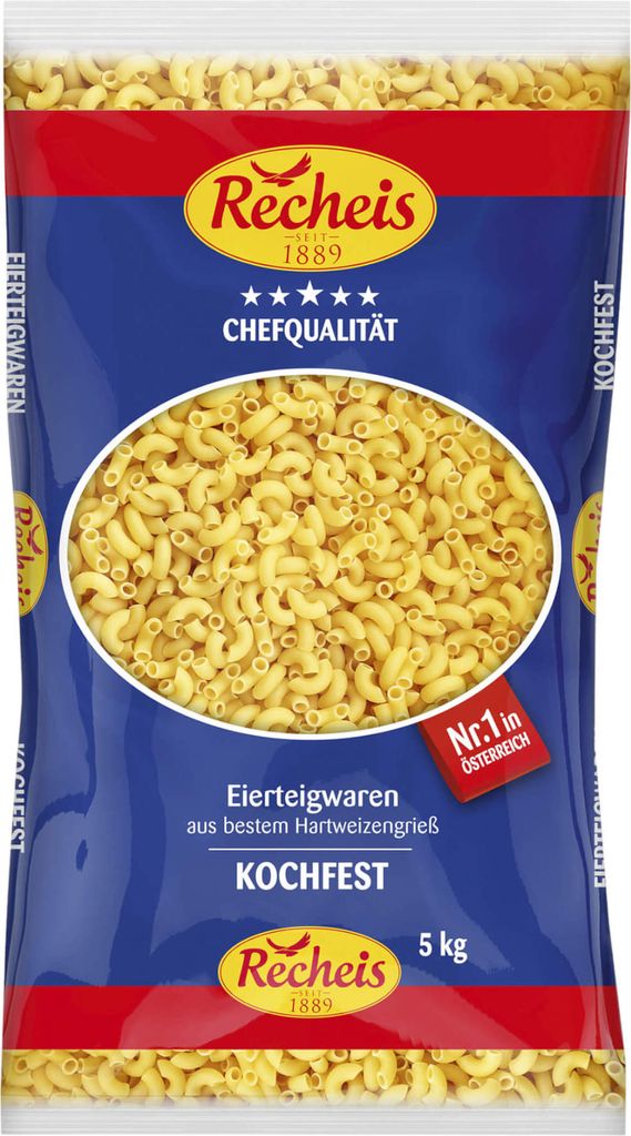 Recheis 2-Ei Hörnchen glatt 5000g Produktbild 
