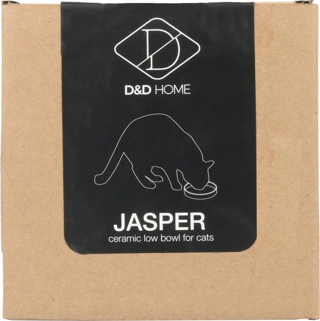 Écuelle design pour chat D&D Jasper sable 200ml petit format chaton