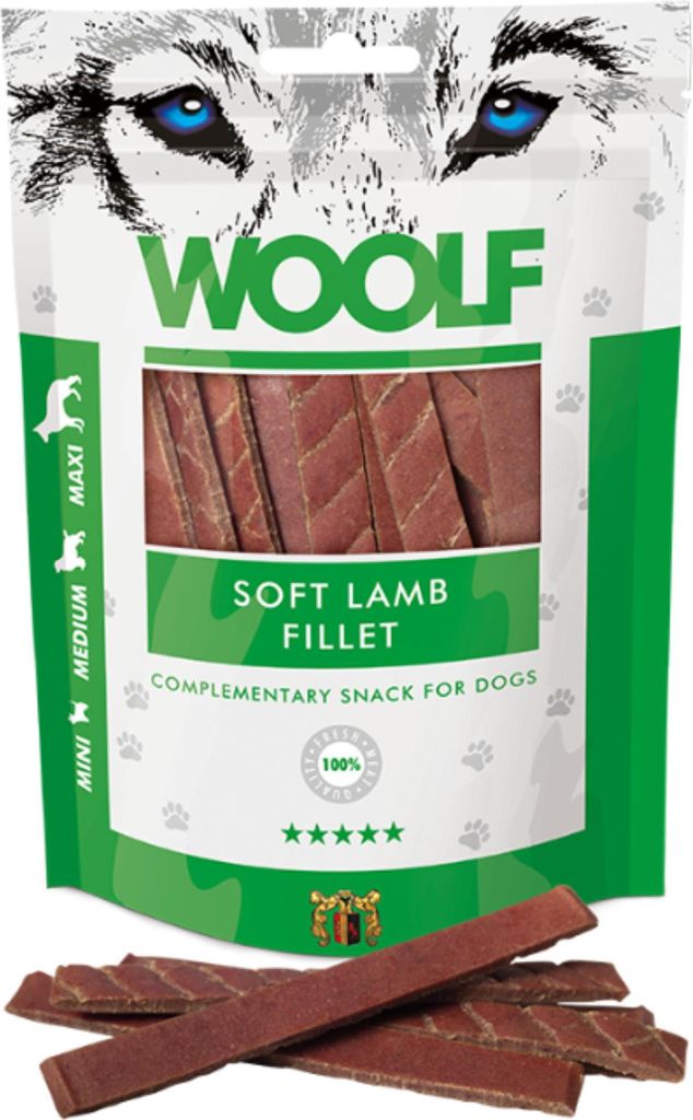 WOOLF delikatny miękki filet jagnięcy 100g Zdjęcie produktu 