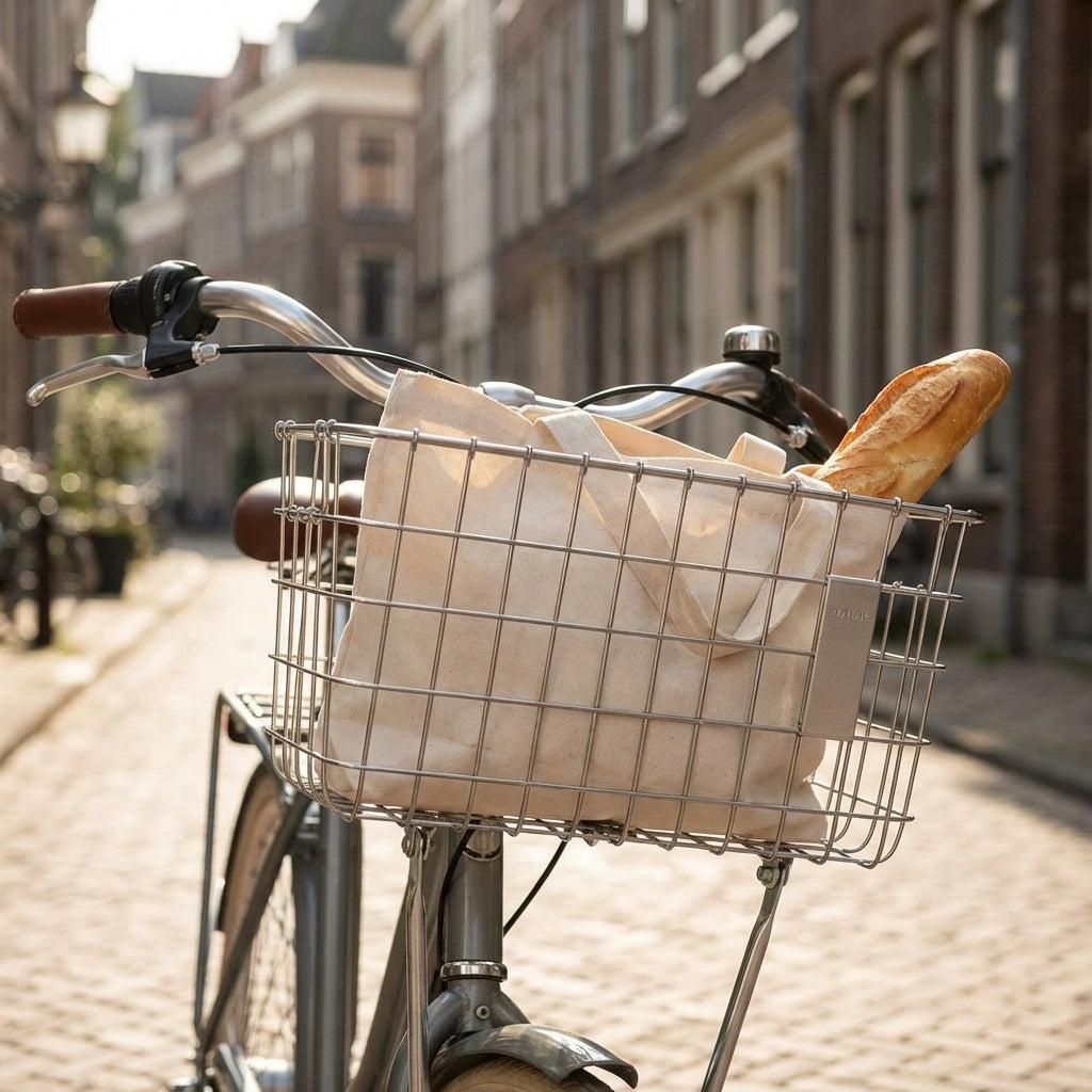 Fahrradkorb Für Robin 27 Liter Silber (11219) Produktbild 