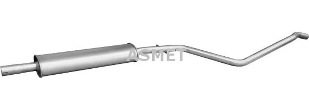Silencieux central ASMET 10126 pour Duster compatible OE 200109451R