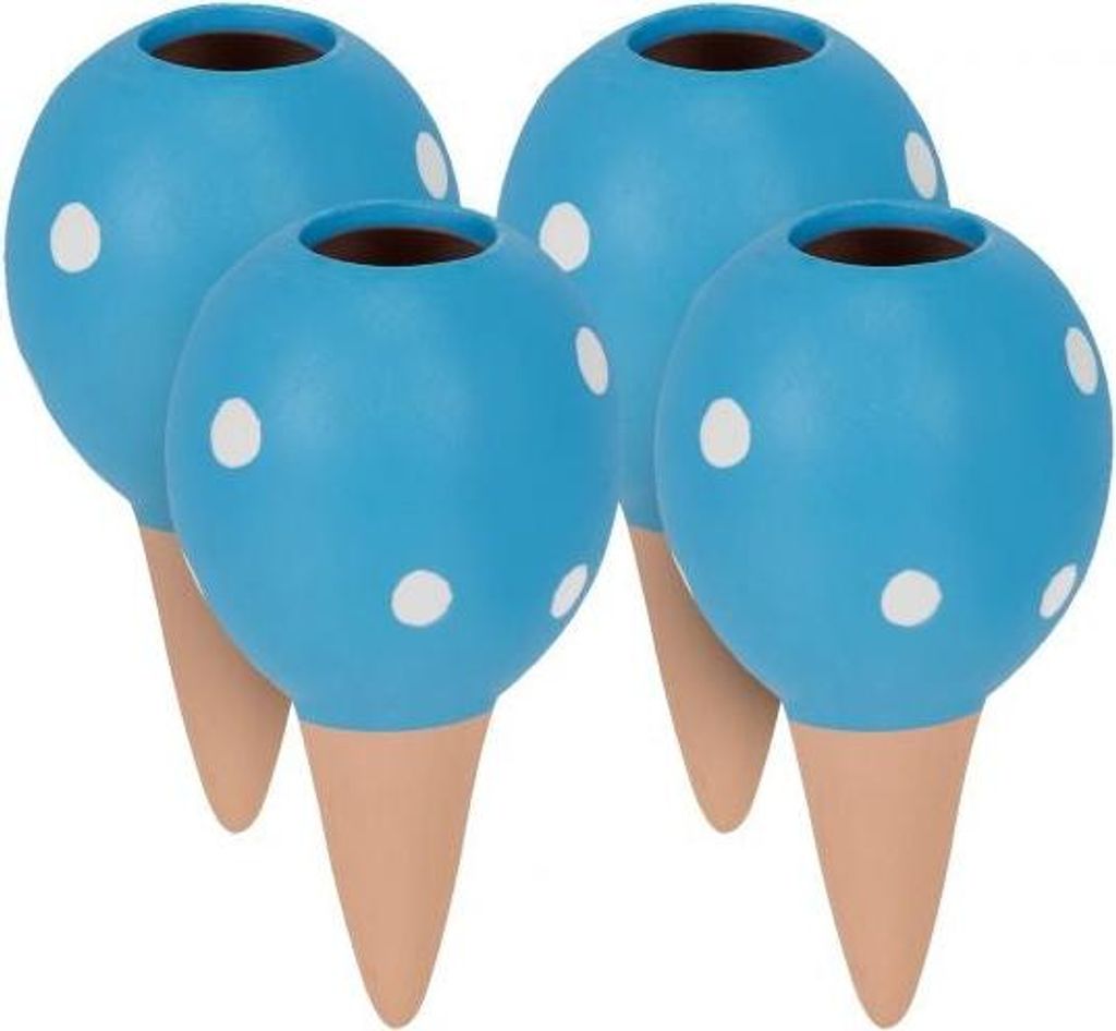 Blaue Tonkegel - 4er-Set