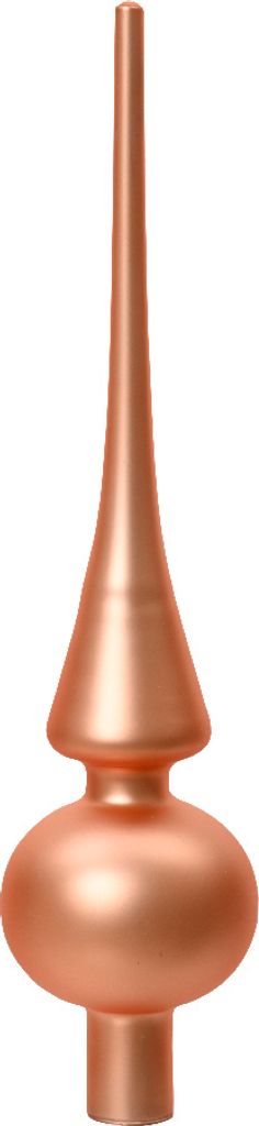 Christbaumspitze Glas 26cm - Prickelndrosa matt