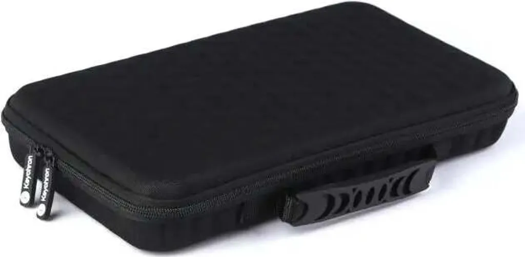 Coque de protection antichoc noire pour clavier Keychron K6 compact - 4