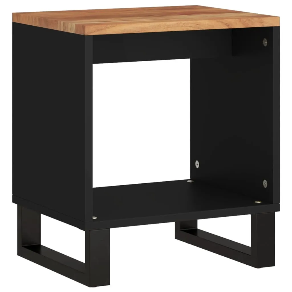 Petite Table d'Appoint en Acacia et Bois Massif 40x31x46 cm vidaXL
