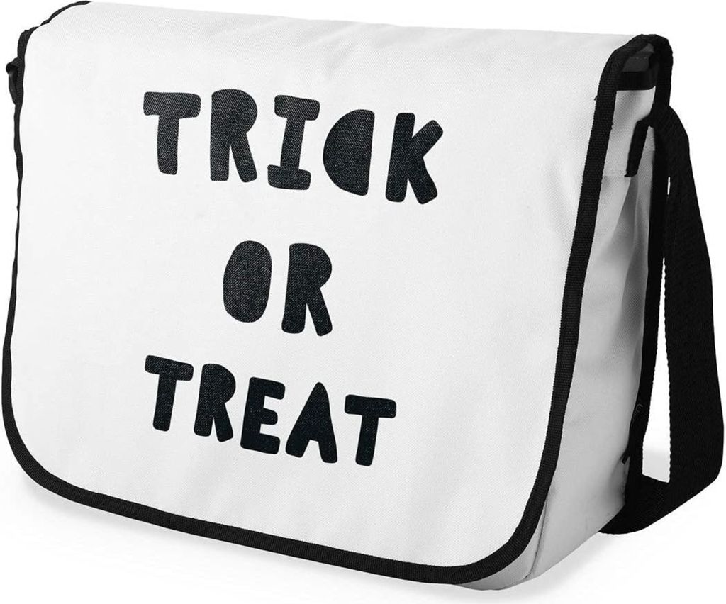 Le Jardin Umhängetasche mit "Trick or Treat" Schriftzug
