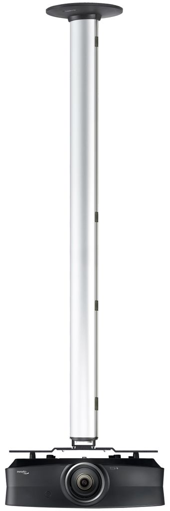 VCM Beamer Deckenhalterung | bis 50 kg | höhenverstellbar 220-300 cm | ausziehbare Projektor Halterung | Universal Deckenhalterung | CPM