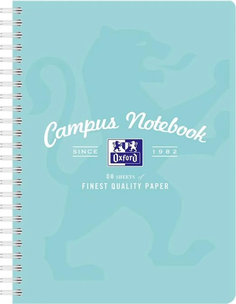 Cahier Oxford Camp Pastell A4 80 pages petits carreaux graphiques 5x5