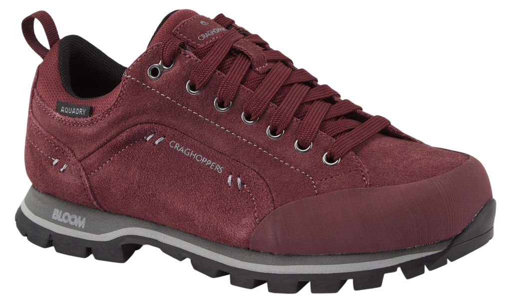 Craghoppers - "Jacara 2" Sneaker für Herren, Leder CG2529 (35,5 EU) (Wilde Beere)