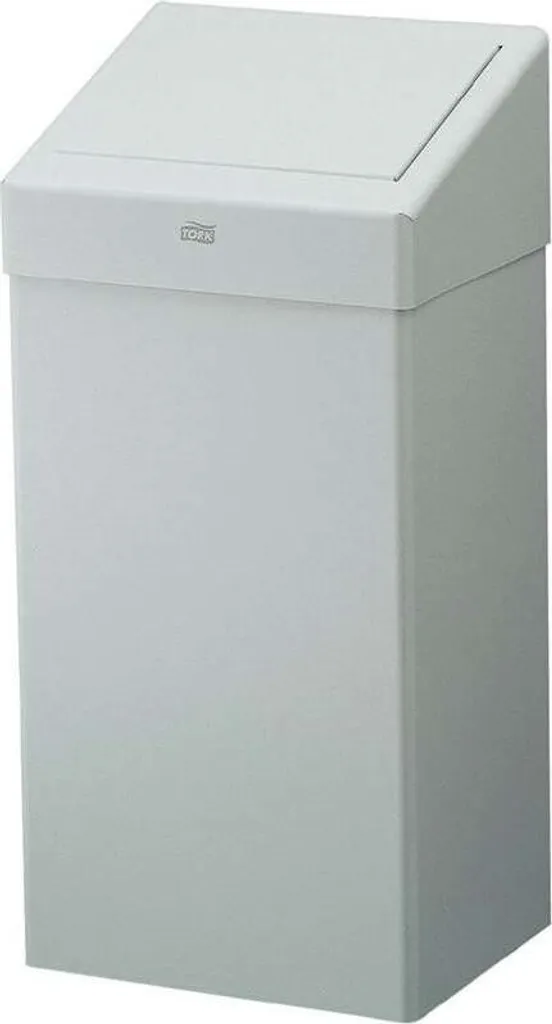 Poubelle 50l Tork 228000 pour Cuisine et Sanitaires en Métal Blanc