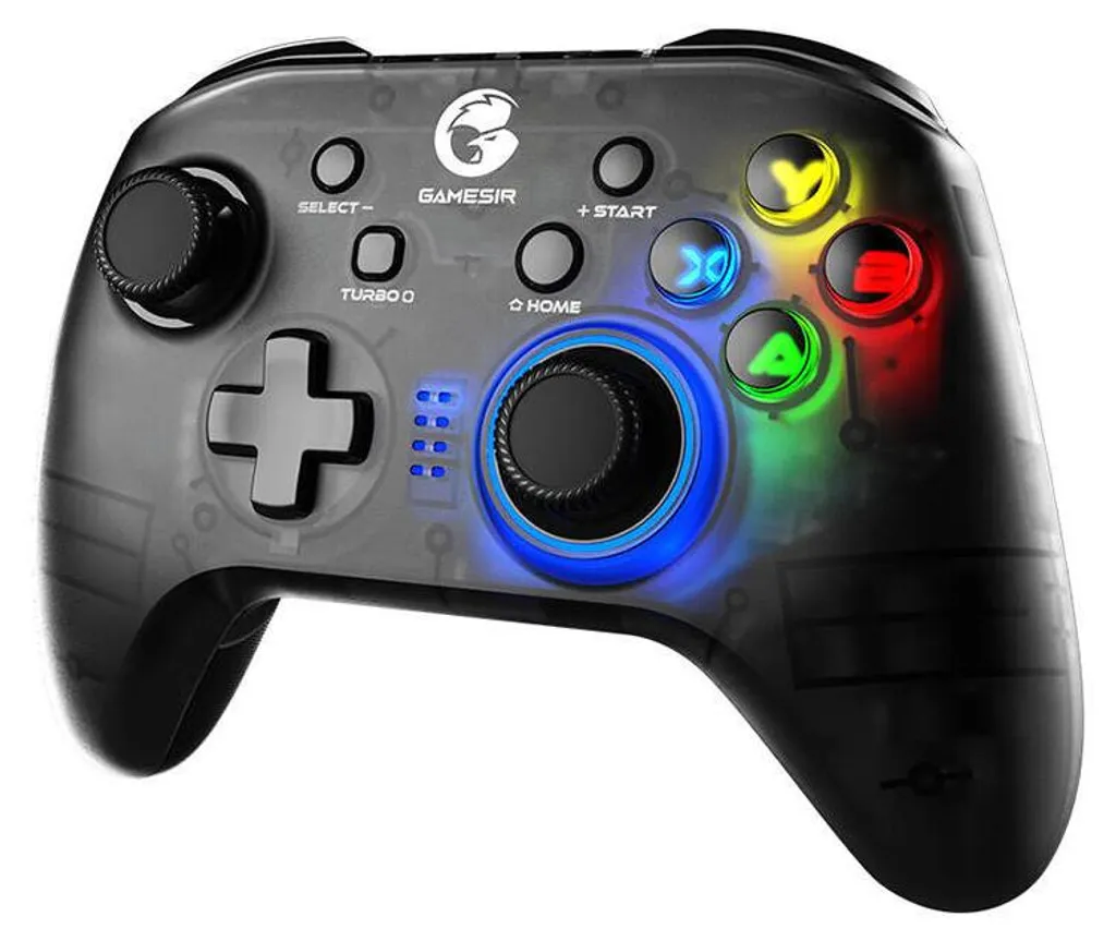 GameSir T4 Pro Contrôleur Bluetooth avec Rétroéclairage - Noir, Comme Neuf