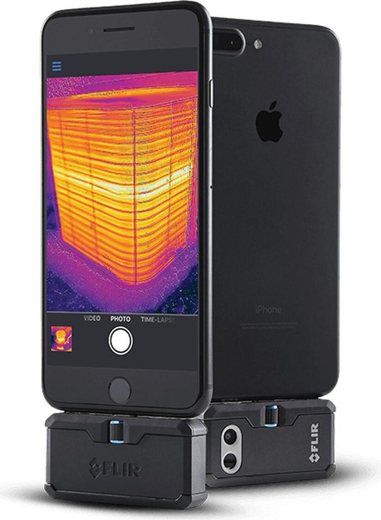 Flir ONE Pro Andorid (USB-C), 8 - 14 μm, 8,7 Hz, 70 mK, 150 mm, Fester Fokus, Schwarz