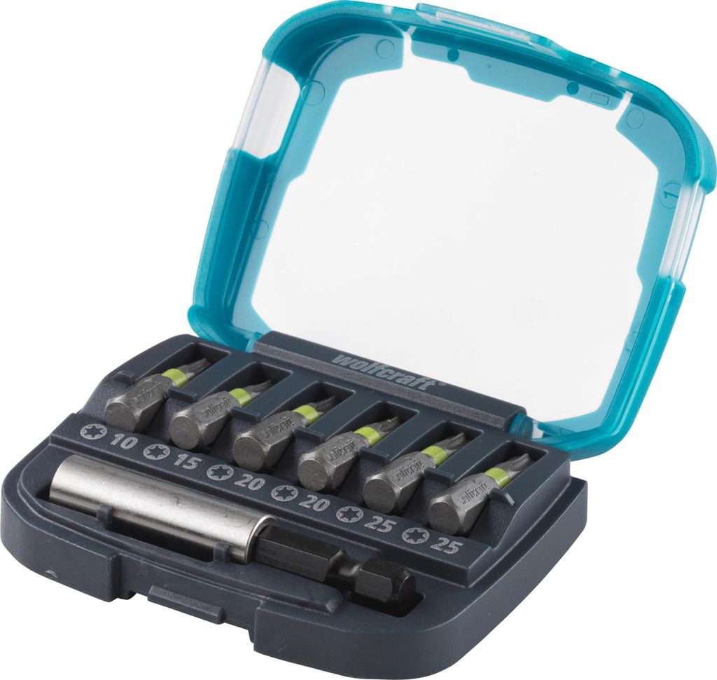 Wolfcraft Bit-Box 2K, TX, 7 Stück 2978000