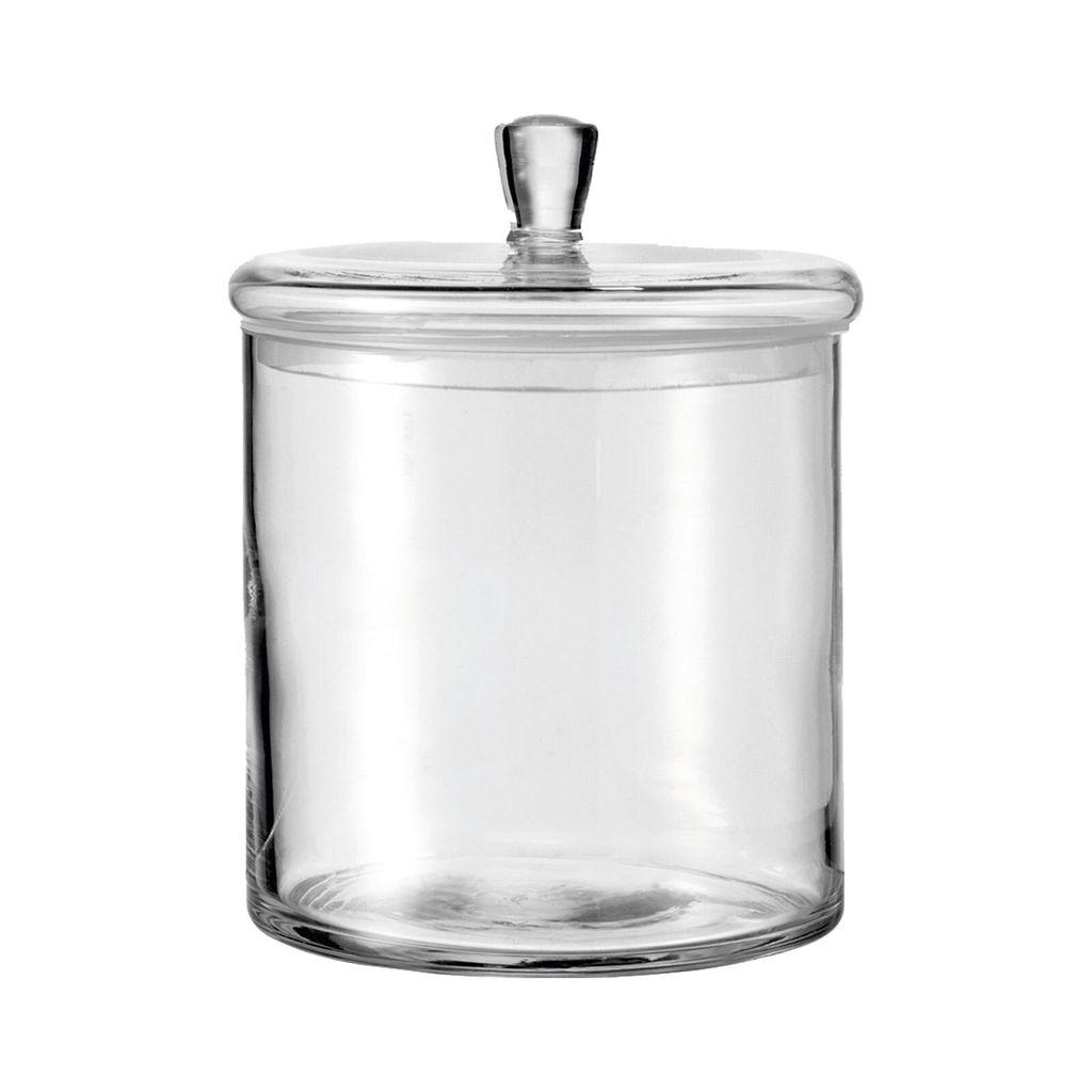 LEONARDO 031304, Dóza, Kulatý, Průhledná, Sklo, 147 mm, 147 Obrázek produktu 