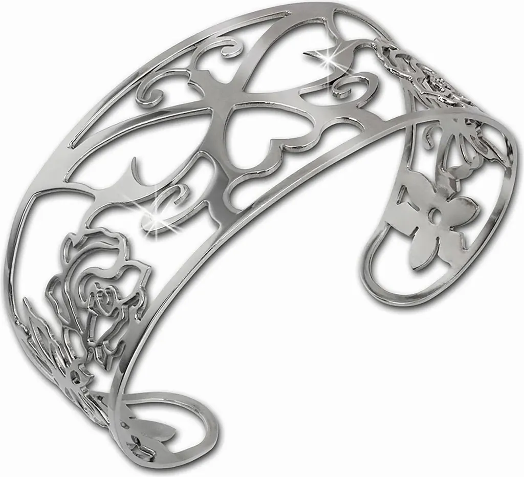 Offerta Bracciale Amello ESAS50J Acciaio Farfalla Argento | Outlet