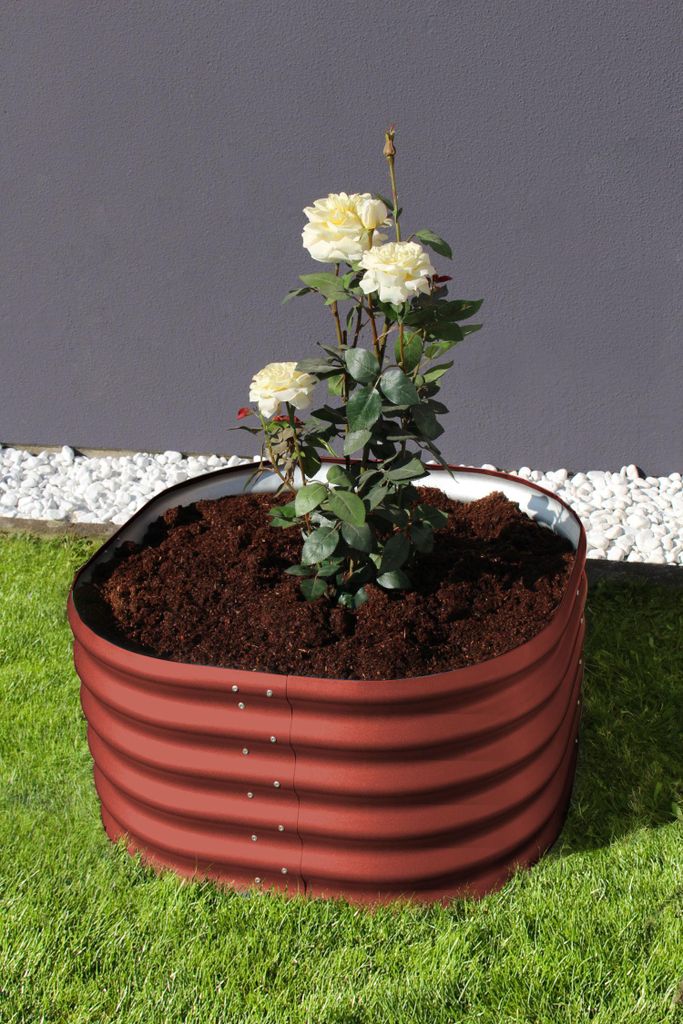 Vitavia Hochbeet "Terra 401" rubin 40 cm Modell "Rund"