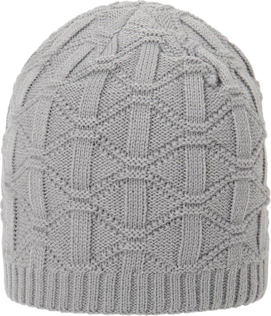 Leoberg Herren Strickmütze in verschiedenen Designs & Farben - Wintermütze für jedes Outfit in 178089-grau-26