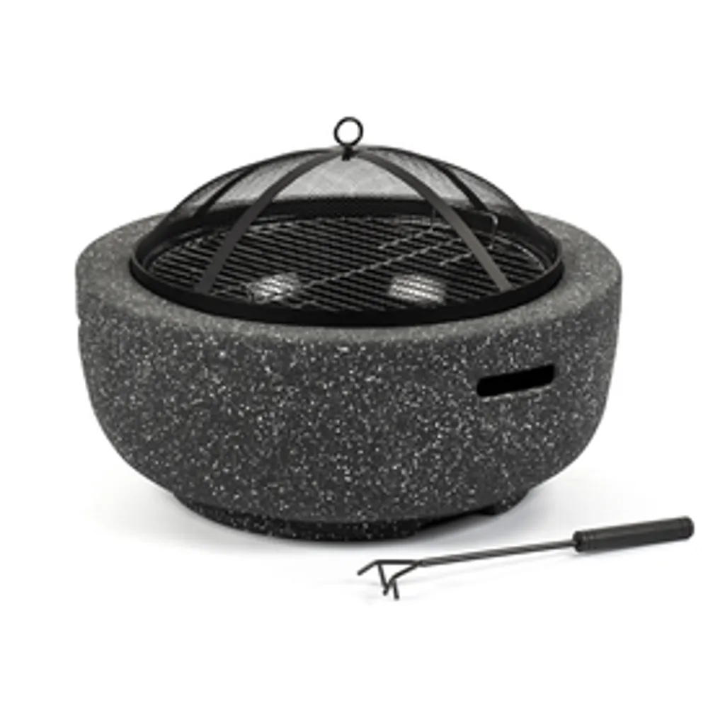 Foyer de Jardin FIELDMANN FZG 1030G - Braséro Anti-Froid pour Extérieur