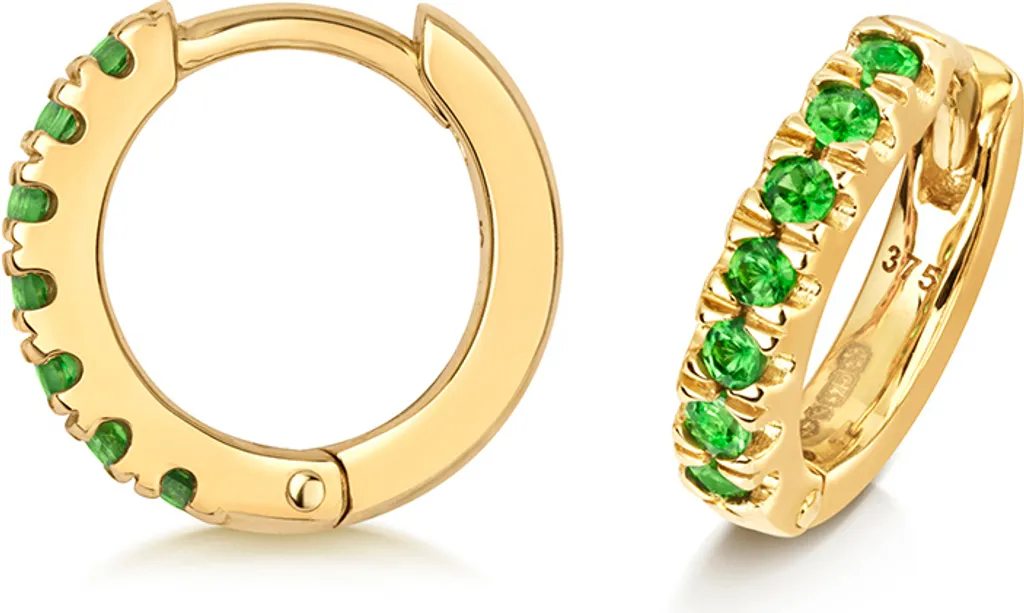 Collier d'oreille Or 375 et Tsavorite : Habillez vos lobes avec élégance