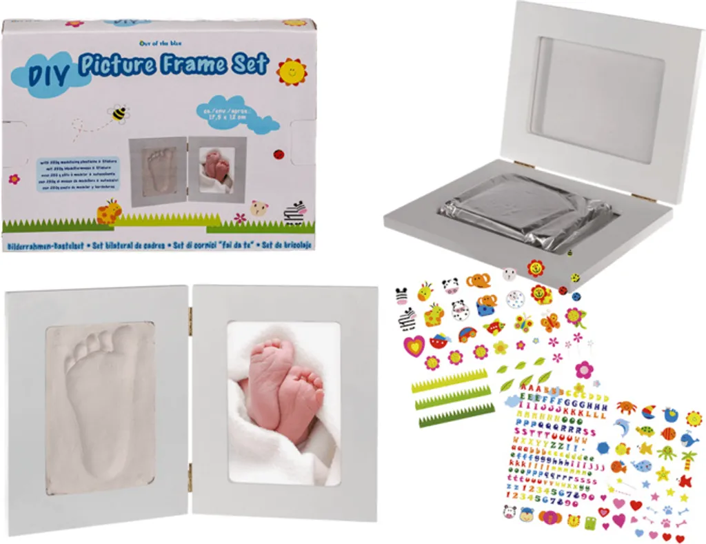 Cadre Photo Double Face Bois 15x20 Kit DIY à Personnaliser OOTB