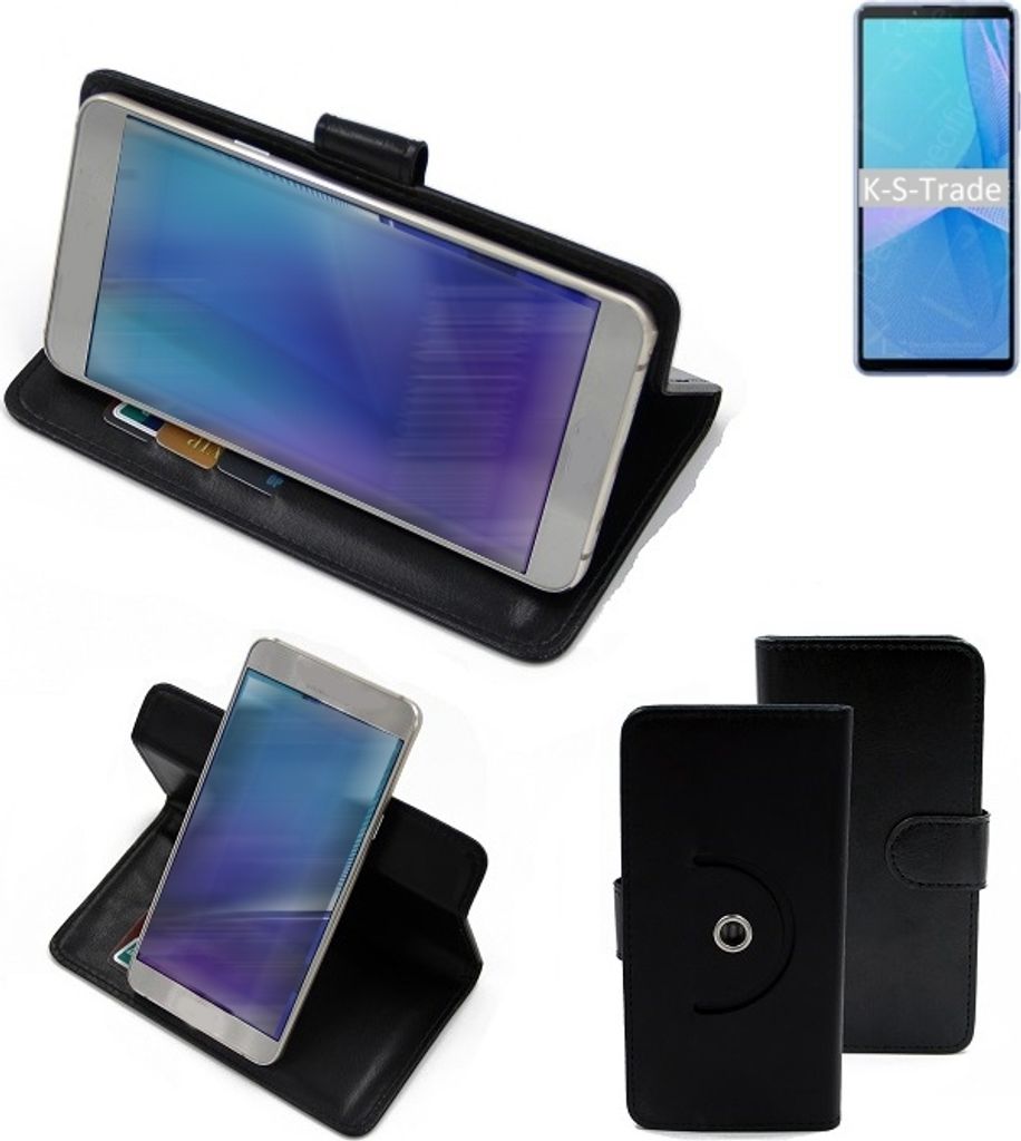 K-S-Trade Case Schutzhülle Handyhülle kompatibel mit Sony Xperia 10 III Flipcase Smartphone Cover Handy Schutz Tasche Klapphülle Walletcase
