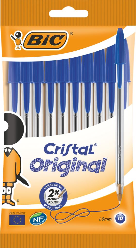 BIC biros Cristal Original transparentná farba na písanie Obrázok produktu 