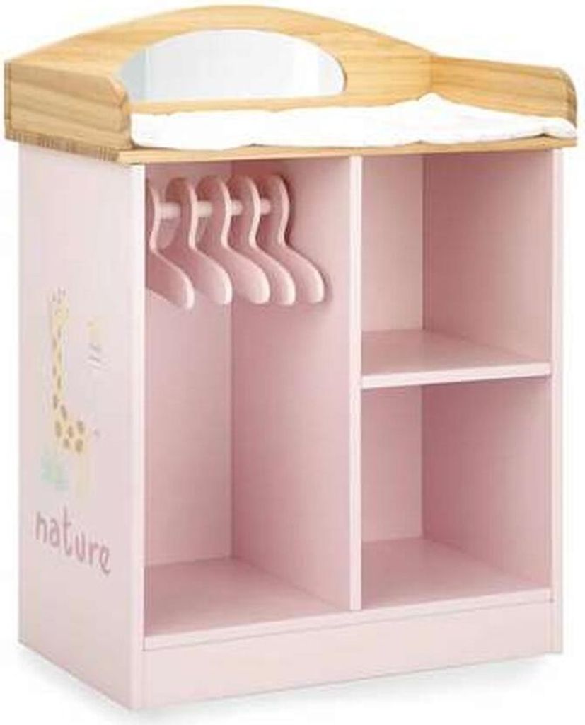 Wickeltisch für Puppen Arias Nature