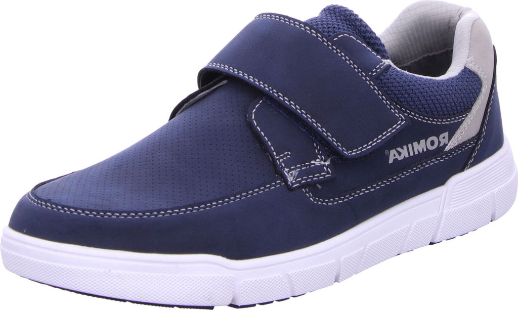 Romika Herren Klettschuhe 22756-40, 22756-41, 22756-42, 22756-43, 22756-44, 22756-45, 22756-46 ROM-74R0061004 dunkelblau 41