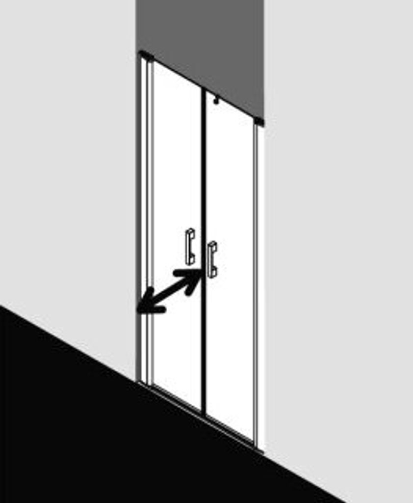 Kermi PEPTD08018VYK Pendeltür Pega PTD 0800x