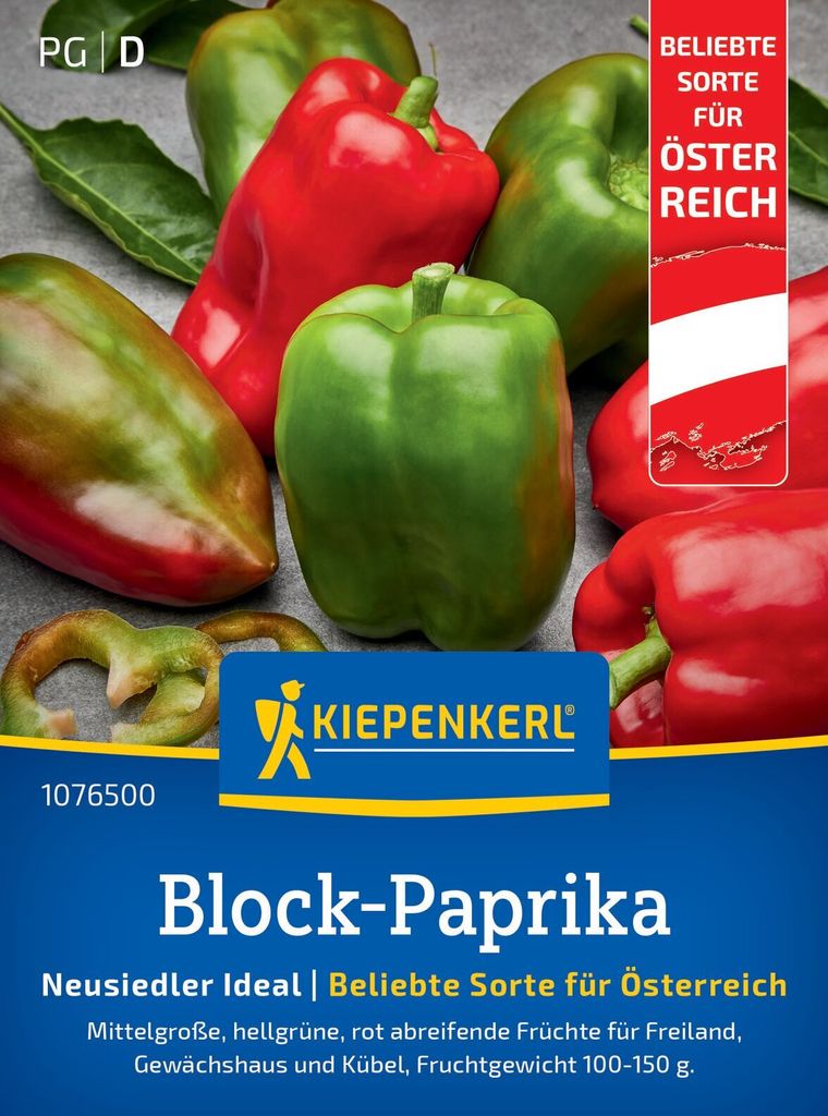 Paprika Neusiedler Ideal (Regional AT) | Paprikasamen von Kiepenkerl