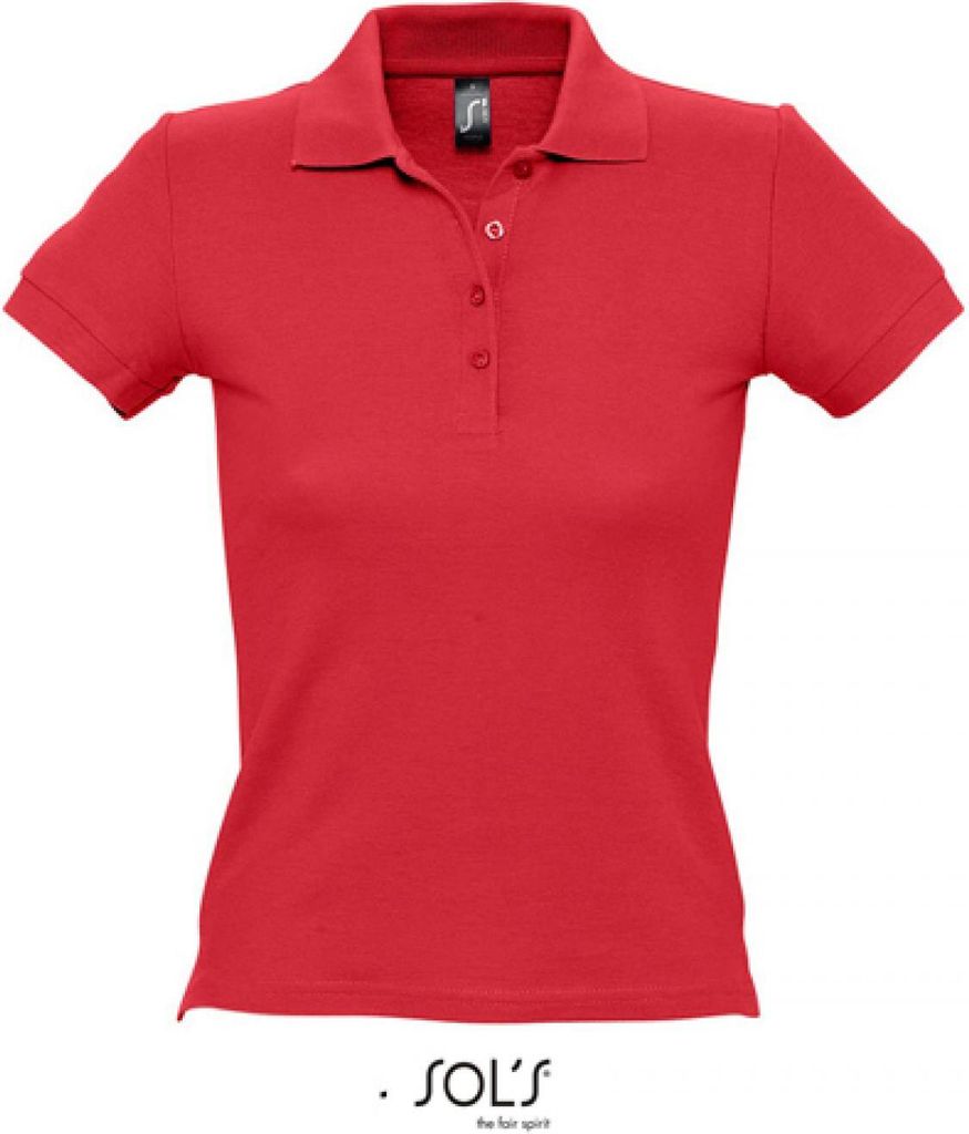 SOLs 11310 | Ladies Poloshirt People 210 - Farbe: Red - Größe: XXL