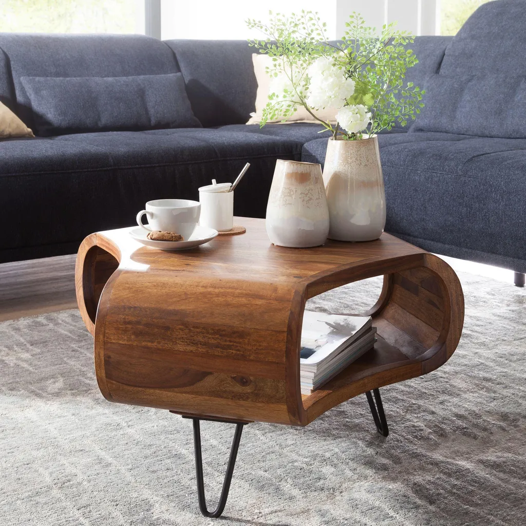 Petite table basse de salon 60x60 cm idéale pour petits intérieurs