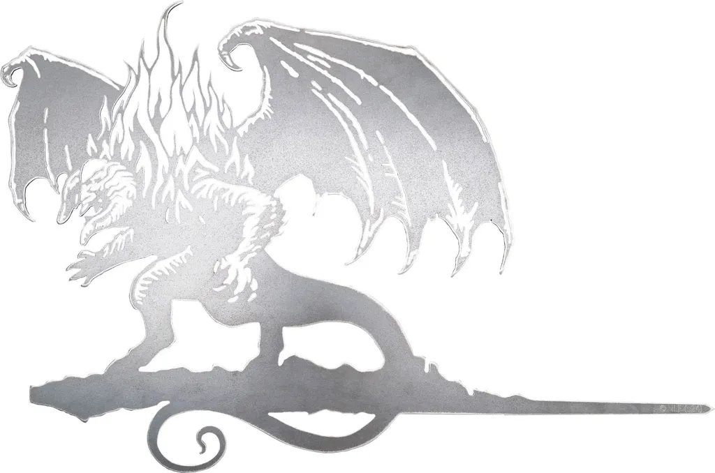 Décoration extérieure fantastique Balrog Metalbird pour fans de Tolkien