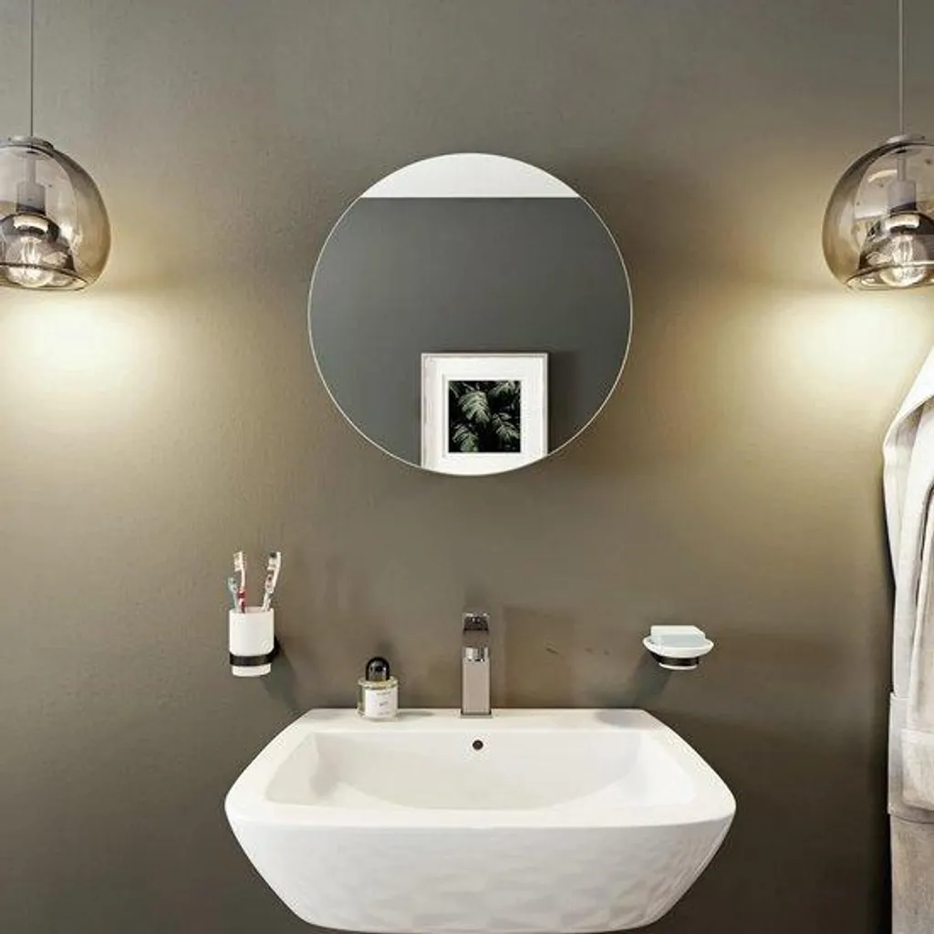 Miroir rond salle de bains inox : fini la rouille et les reflets ternes