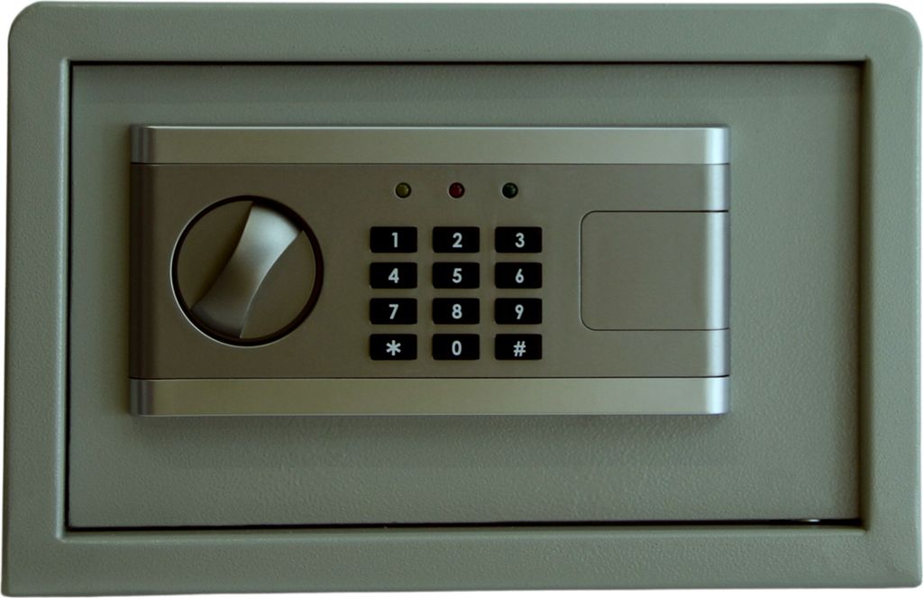 Tresor Safe Elektronischer Möbeltresor Wandtresor Geldschrank Dokumententresor S - C1 silber