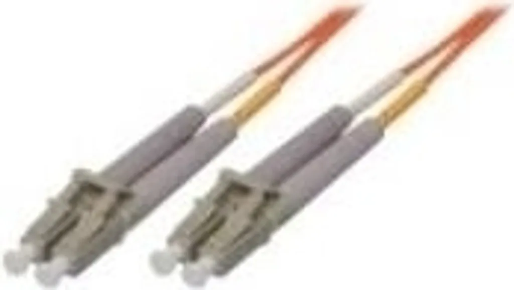 Câble de raccordement fibre optique OM2 LC duplex 10m orange 85310
