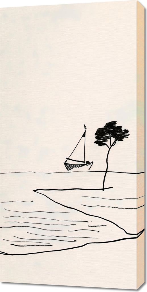 Bild 50x100cm Küstenruhe