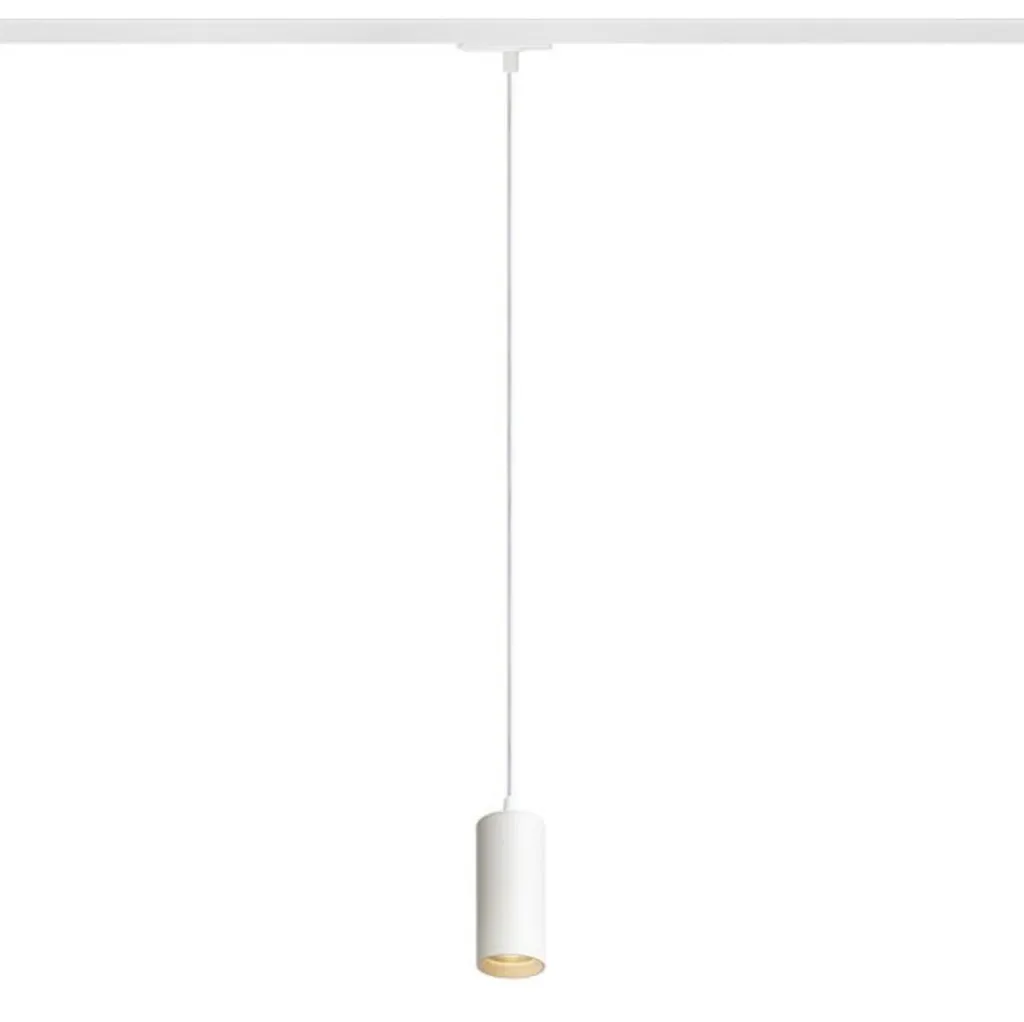 Spot suspendu blanc LED GU10 9W BELENOS pour rail monophasé 230V RENDL