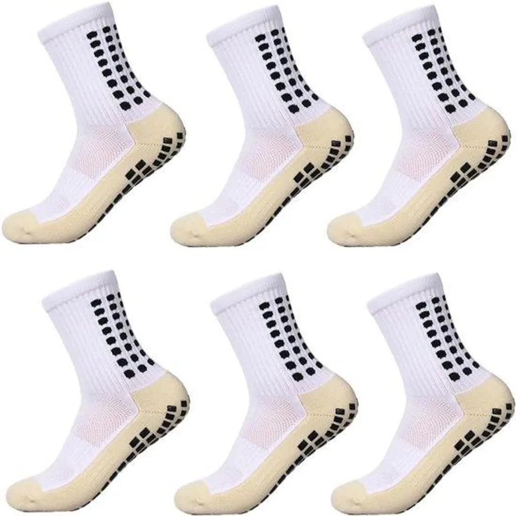 Chaussettes de sport antidérapantes mixtes pour foot et basket-ball