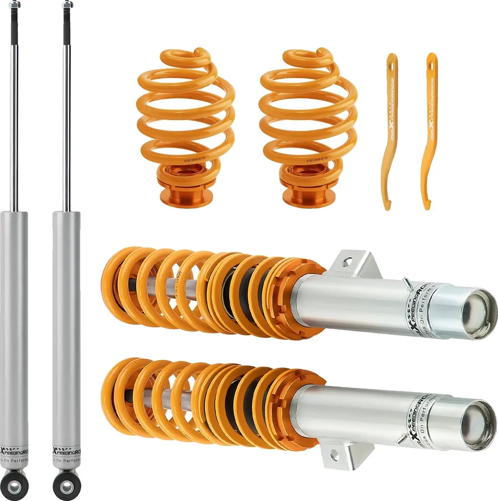 Suspensions BMW E46 robustes avec amortisseur fixe maXpeedingrods
