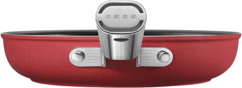 Smeg CKFF2401RDM, Kulatý, Univerzální pánev, Červená, PTFE, Obrázek produktu 