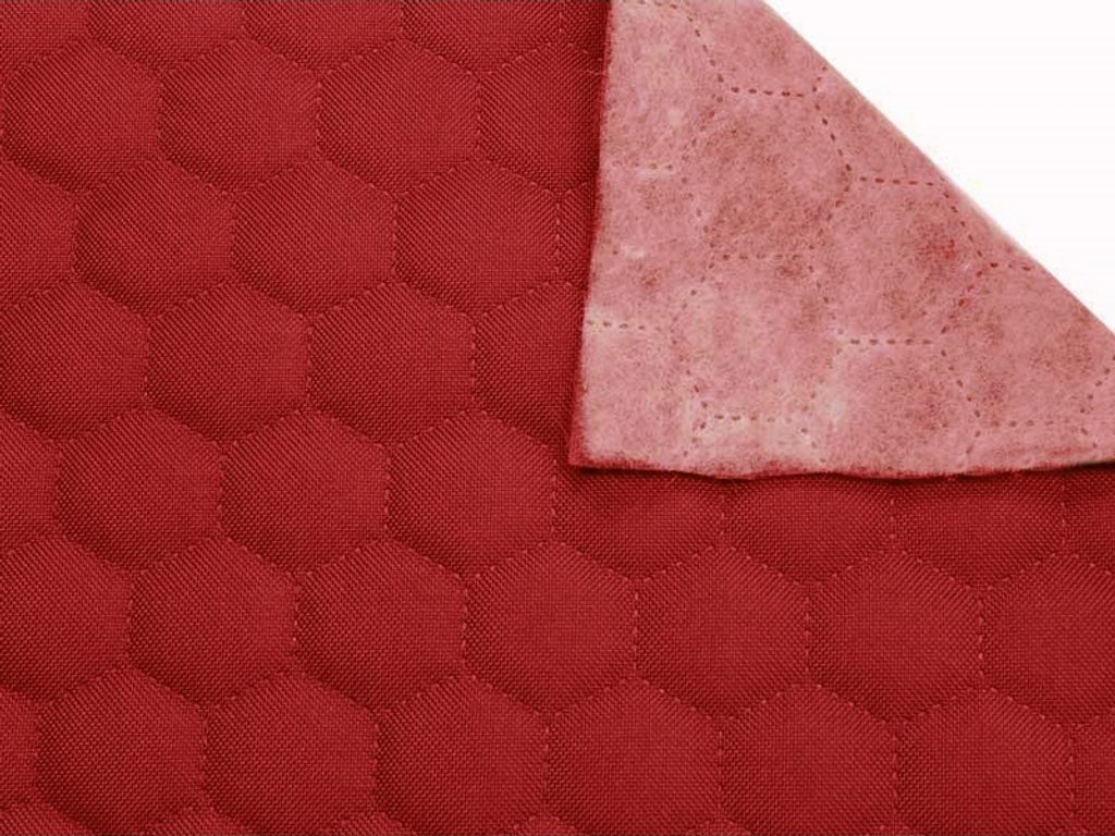 Prošev červená, vzor plástev,  metráž, látka  / 50cm Obrázek produktu 