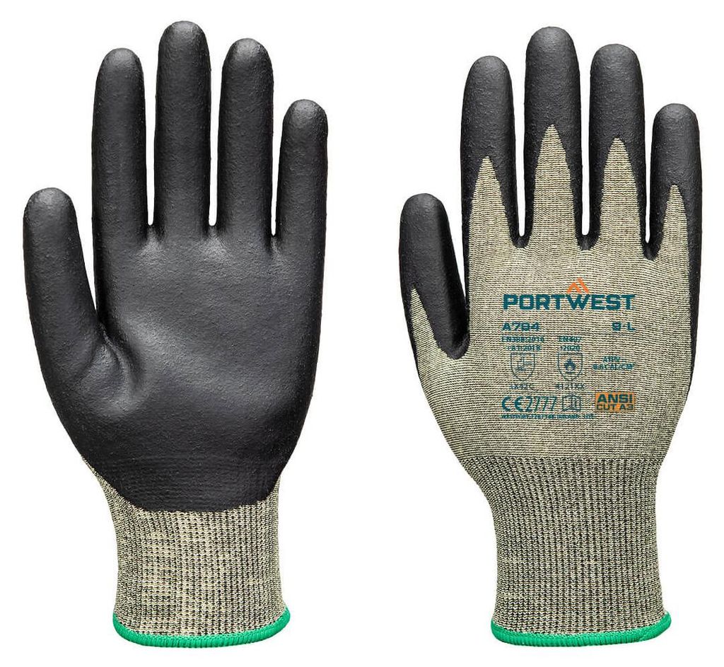 Gant Arc Grip 18c Niveau 1 - Größe S - Grün/schwarz - Portwest