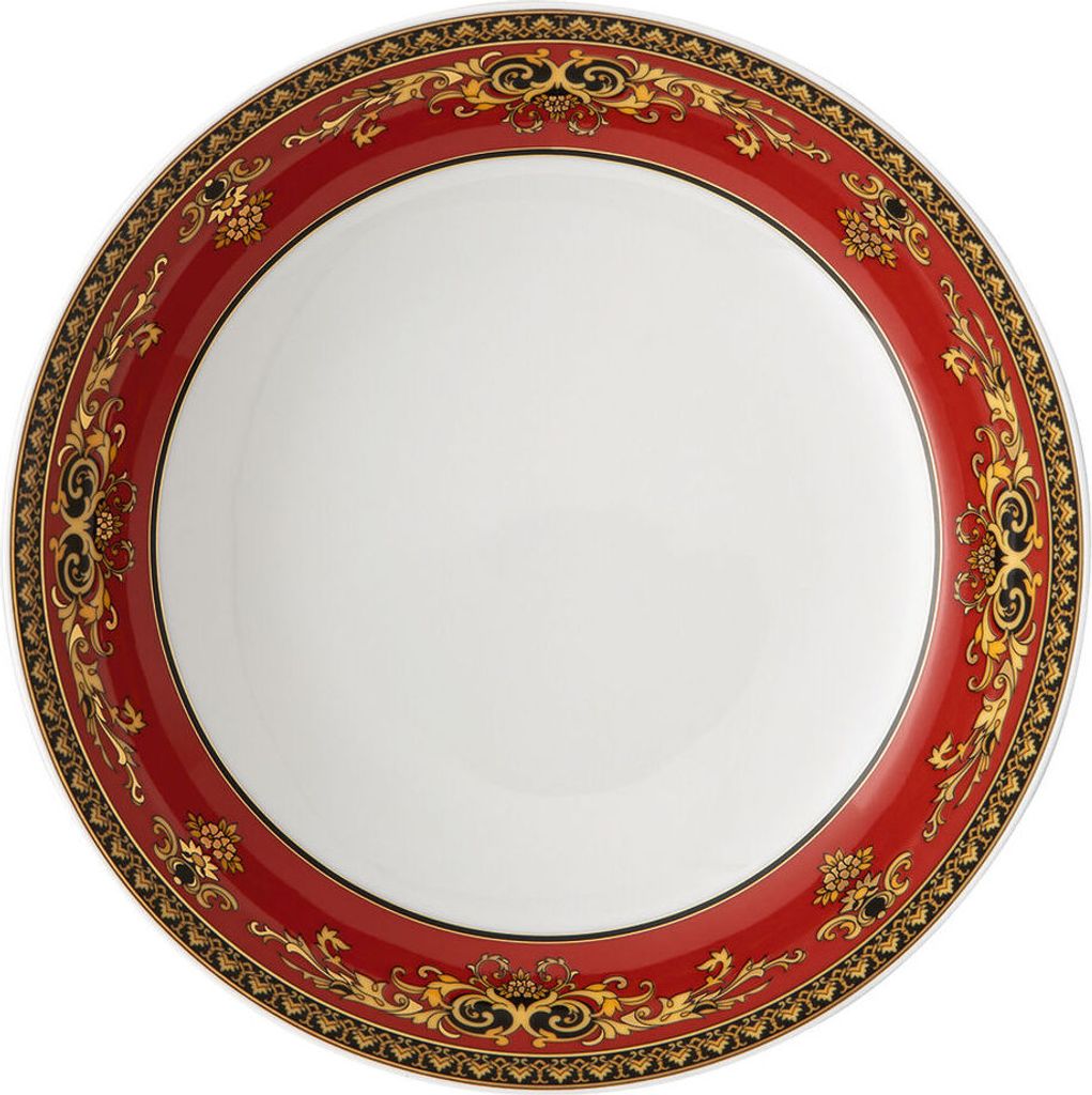 Rosenthal Versace Suppenteller Medusa, Porzellan, 22 cm, 19335-409605-10322