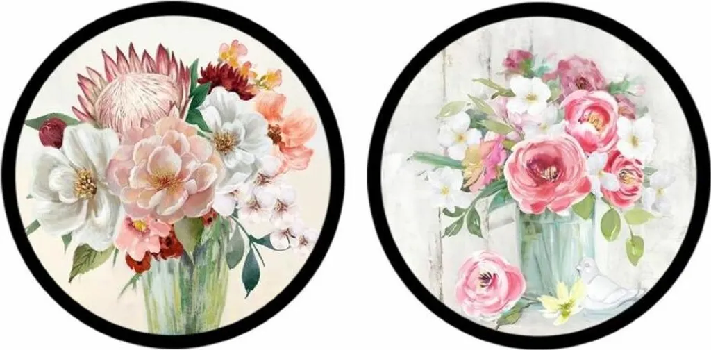 Tableau Vase de fleurs DKD Home Decor : Habillez vos Grands Murs Nus