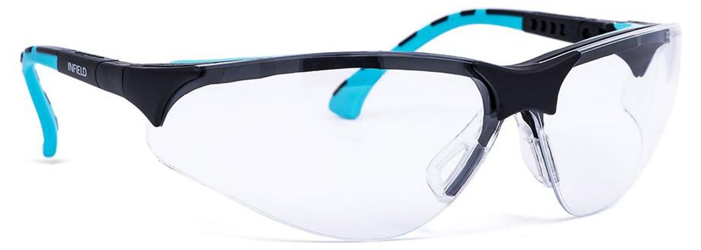 Schutzbrille Terminator Plus, Rahmen schwarz/mint, Scheibe Produktbild 