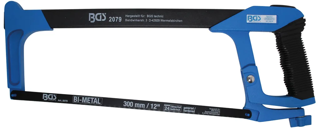 Seghetto per Metallo BGS 2079 Professionale con Lama HSS 300 mm