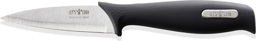 Schälmesser Let ́s Cook Knife, 19 cm, Edelstahl, Gummi