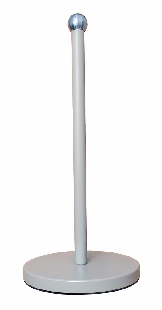 KÜCHENROLLENHALTER 34cm aus Metall Küchenpapierhalter Rollenhalter Ständer 34 (Beige)